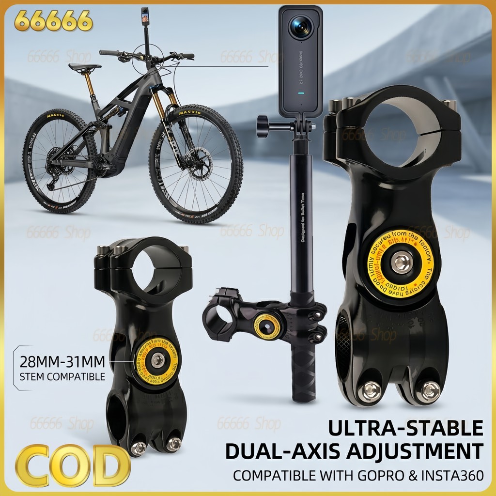 ที่ยึดกล้อง โลหะ สำหรับติดมอเตอร์ไซด์ Bike Motor Handlebar Mount Bracket ขายึดกล้องติดรถมอเตอร์ไซค์จักรยาน For GoPro DJI