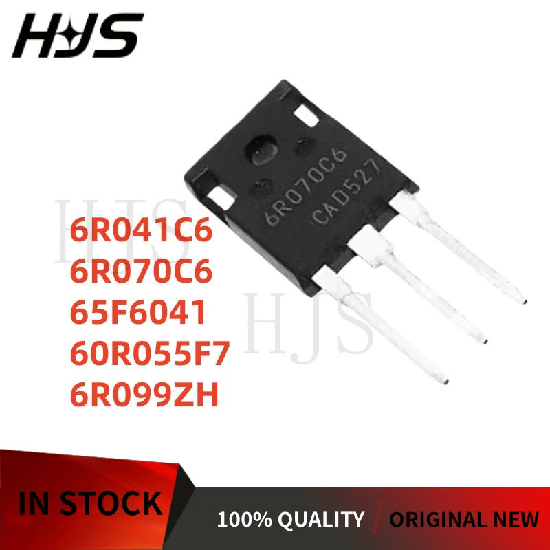 5PCS 6R041C6 IPW60R041C6 6R070C6 IPW60R070C6 65F6041 IPW65R041CFD 60R055F7 IPW60R099 Z60R099s ชิป ic