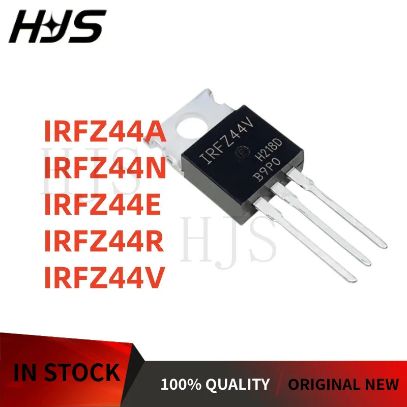 10PCs/lot IRFZ44A IRFZ44N IRFZ44E IRFZ44R IRFZ44V TO-220 MOSFET Field effect tube ยี่ห้อใหม่ชิป ic m