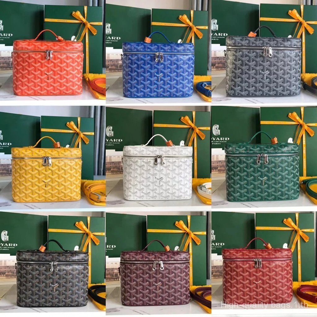 กระเป๋า Goyard แบบถือและสะพาย สำหรับเครื่องสำอางและกล่องอาหารกลางวัน เหมาะสมทั้งผู้ชายและผู้หญิง