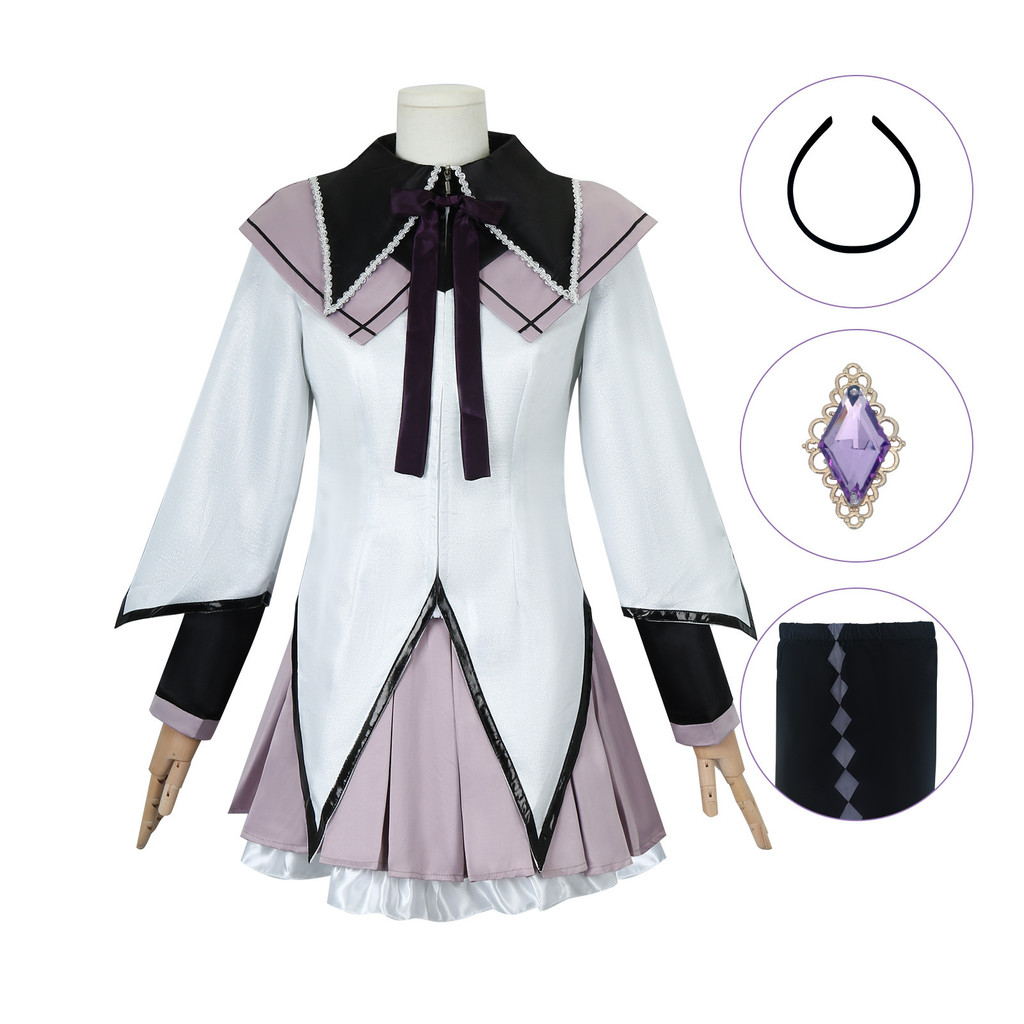 Magical Girl Madoka Magica cosplay costume Kaname Madoka Akemi Homura cosplay costume battle suit an