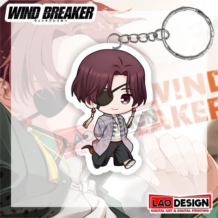 Gantungan Kunci Hayato Suo Wind Breaker - Gantungan Kunci Anime Wind Breaker -