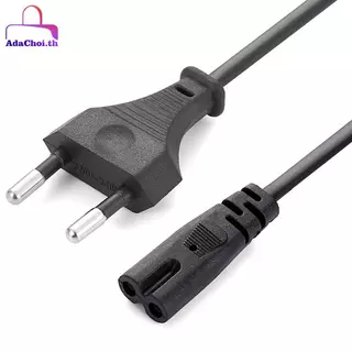 AdaChoi EU สายไฟ 2pin IEC320 C7 US สายไฟสําหรับ Dell แล็ปท็อปชาร์จ Canon Epson เครื่องพิมพ์วิทยุลําโพง PS4 XBOX LG Sony TH