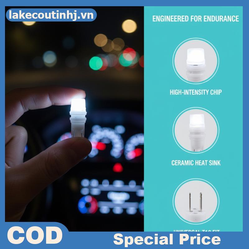 Lu 10pcs T10 194 168 LED รถ Clearance โคมไฟที่มีประสิทธิภาพหมอกชุดไฟท้ายสําหรับ Urban และชนบทขับรถ t
