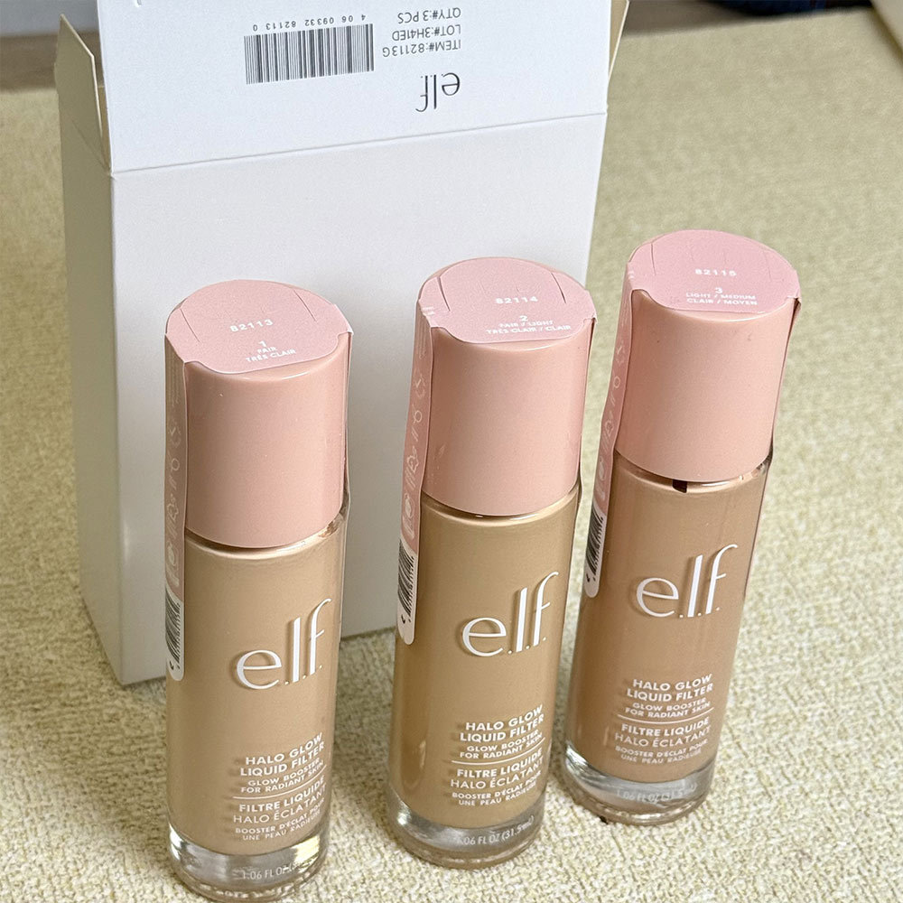 Elf HALO GLOW LIQUID FILTER ไฮไลท์บูสเตอร์ Radiant Finish