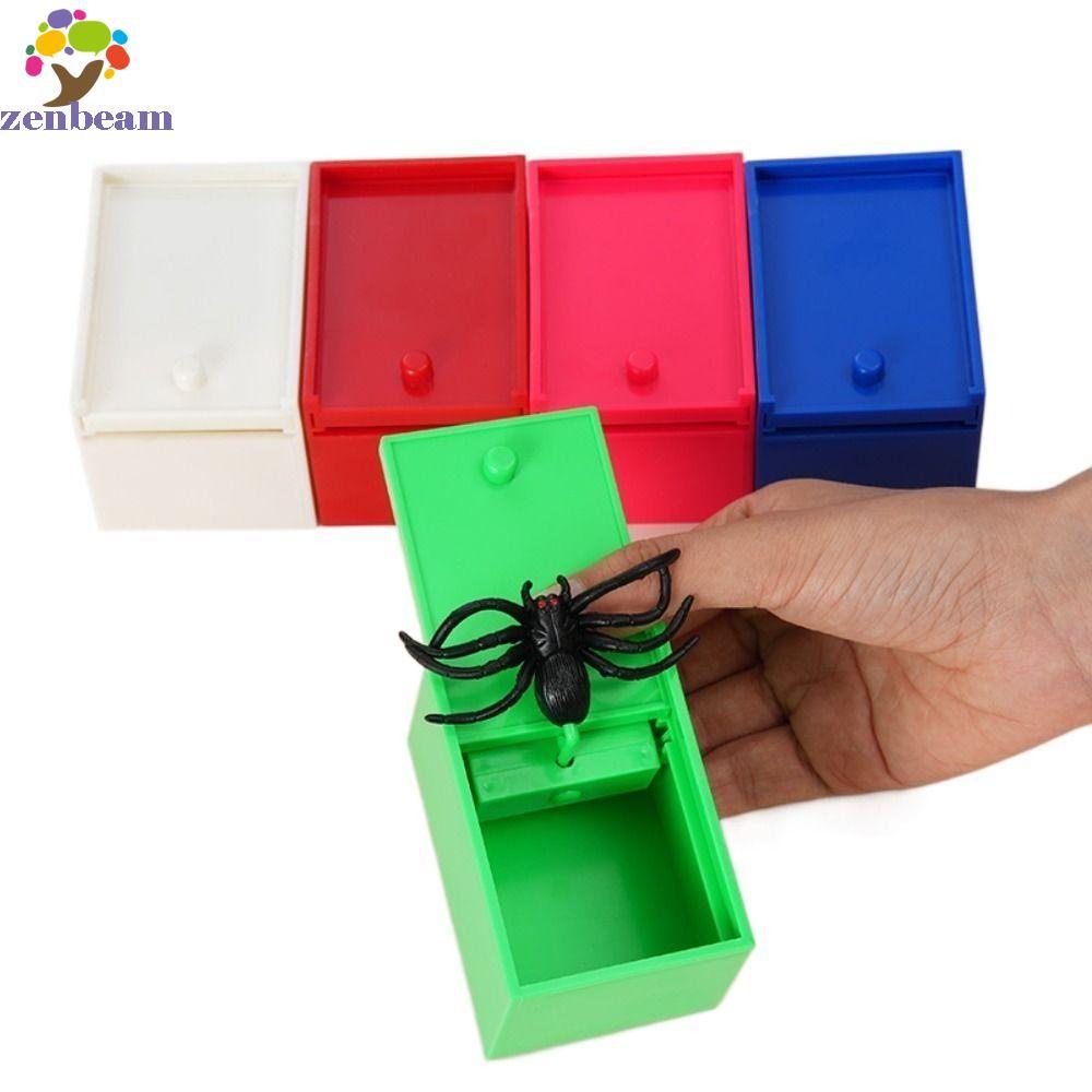 ZENBEAM Spider Box, Scare Bug Scare Toy Box, Surprising Box Play Trick Funny Prank Toy Home