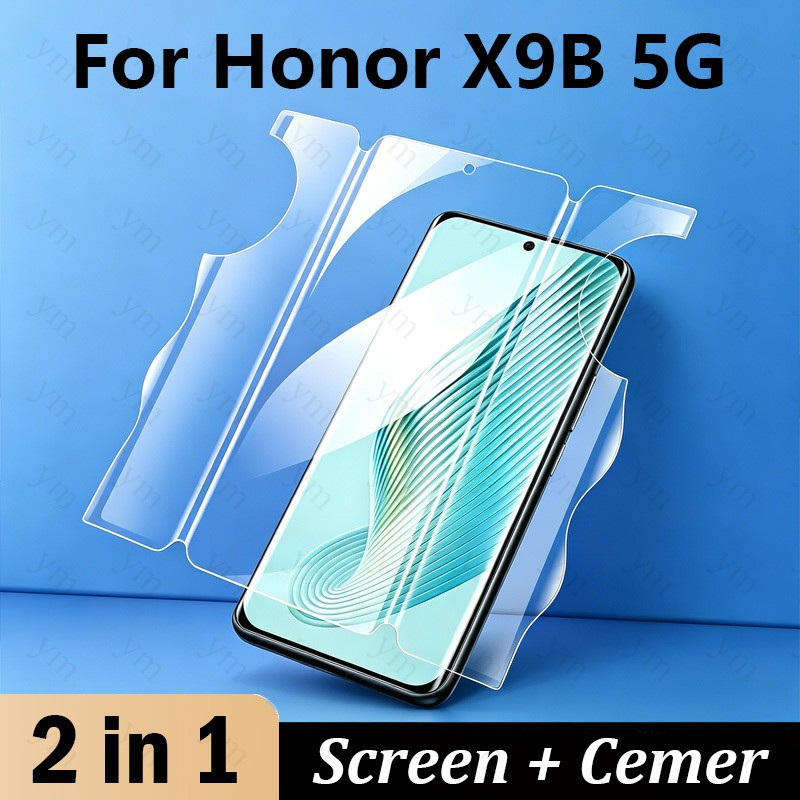 2 ชิ้น Honor X9B 5G Soft Hydrogel Screen Protector Guard Full Cover ฟิล์มสําหรับ Honor Magic 8 7 6 X
