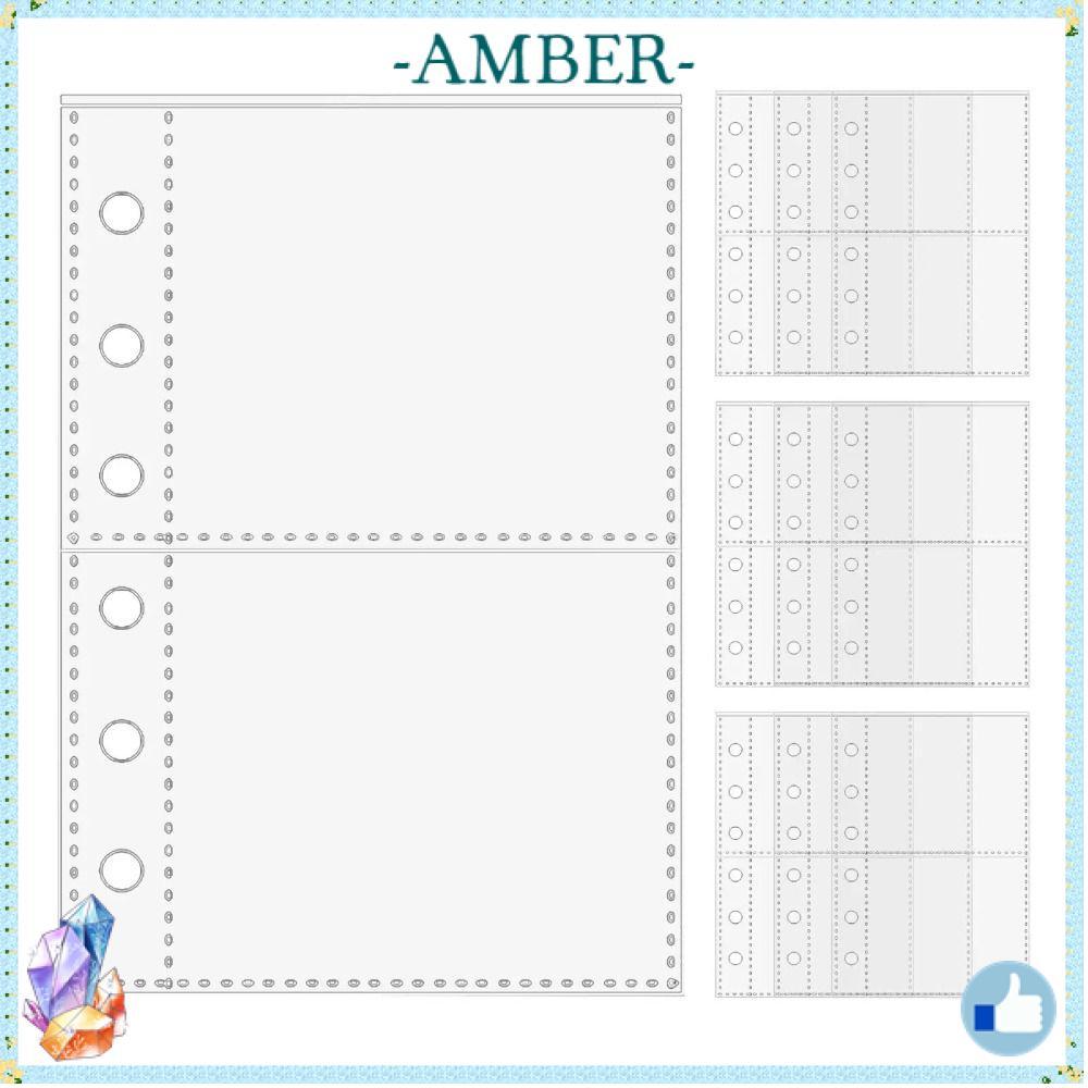 ปลอกป้องกันการ์ด AMBER, หน้าเครื่องผูก A7 A7, หน้าโปร่งใส 6 ห่วง