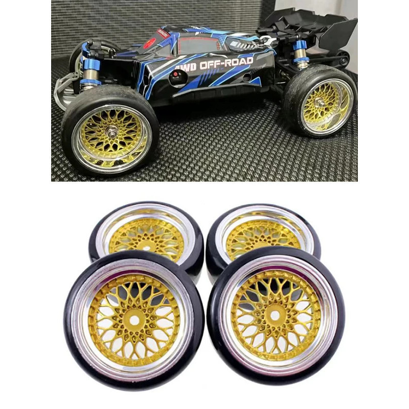 4 ชิ้น 65*26 มิลลิเมตรสําหรับ HSP 94123/D4/D3 1:10 Drift รถ professional smooth-headed Drift ยางเหมา