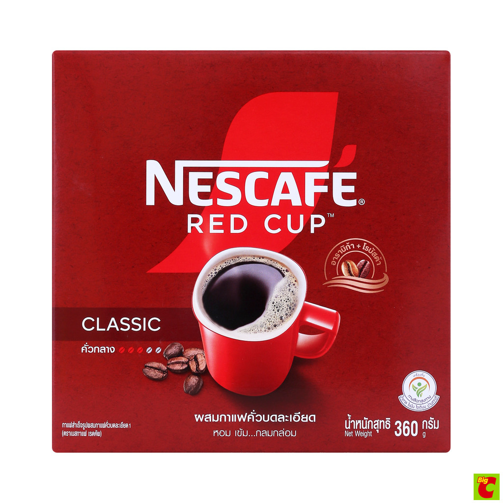 เนสกาแฟเรดคัพ กาแฟสำเร็จรูปผสมกาแฟคั่วบดละเอียด 360 ก.