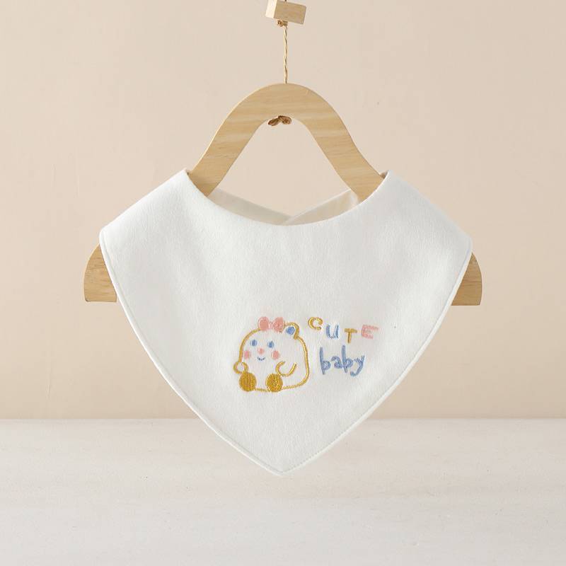 Baby Saliva Towel Pure Cotton Triangle Scarf Waterproof Milk Spilt Bib Baby Saliva Towel Pure Cotton