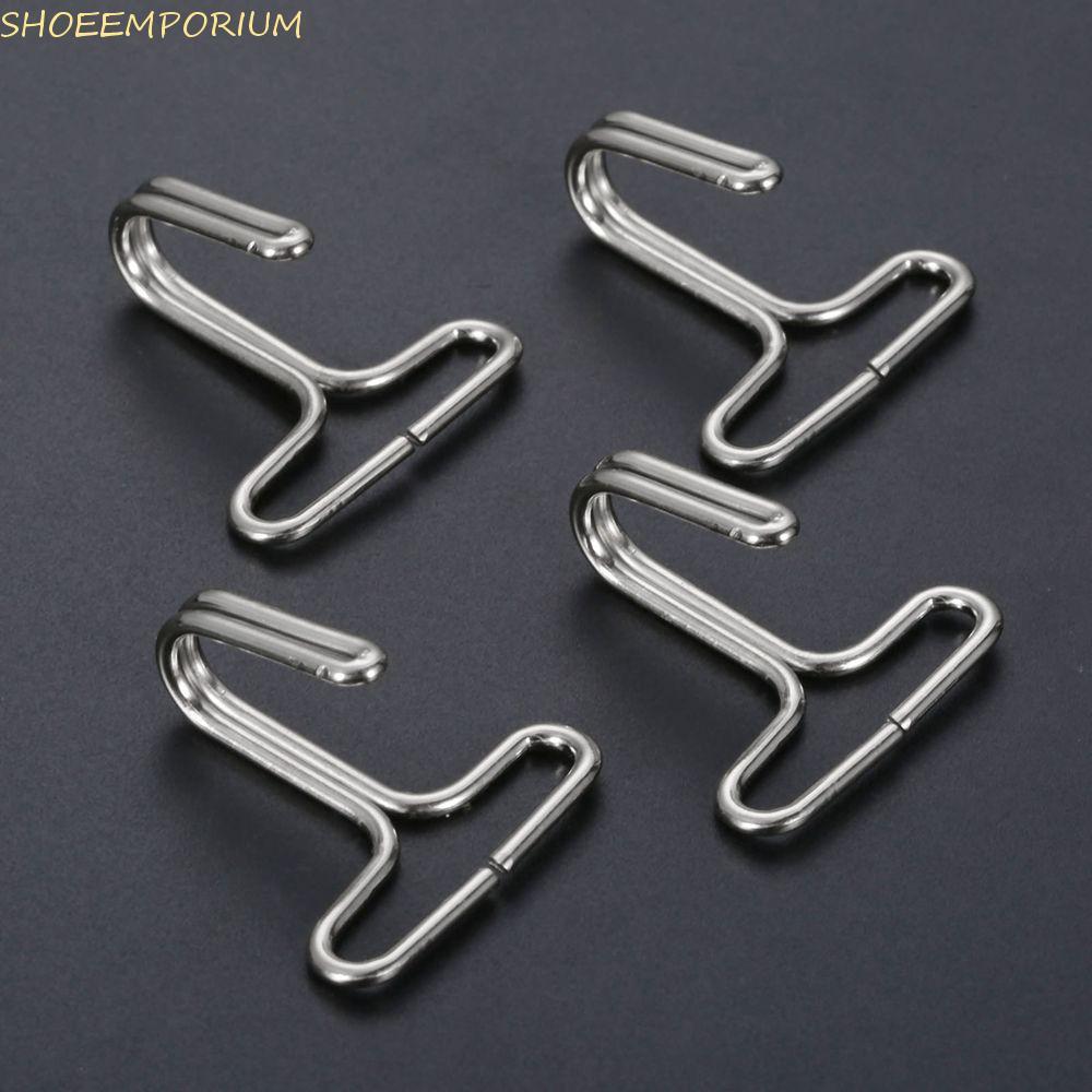 SHOEEMPORIUM S Hooks DIY โลหะรถที่นั่ง Accessorie สําหรับแขวนสามเหลี่ยมสายรัดม่านอาบน้ําแขวนหัวเข็มขัด