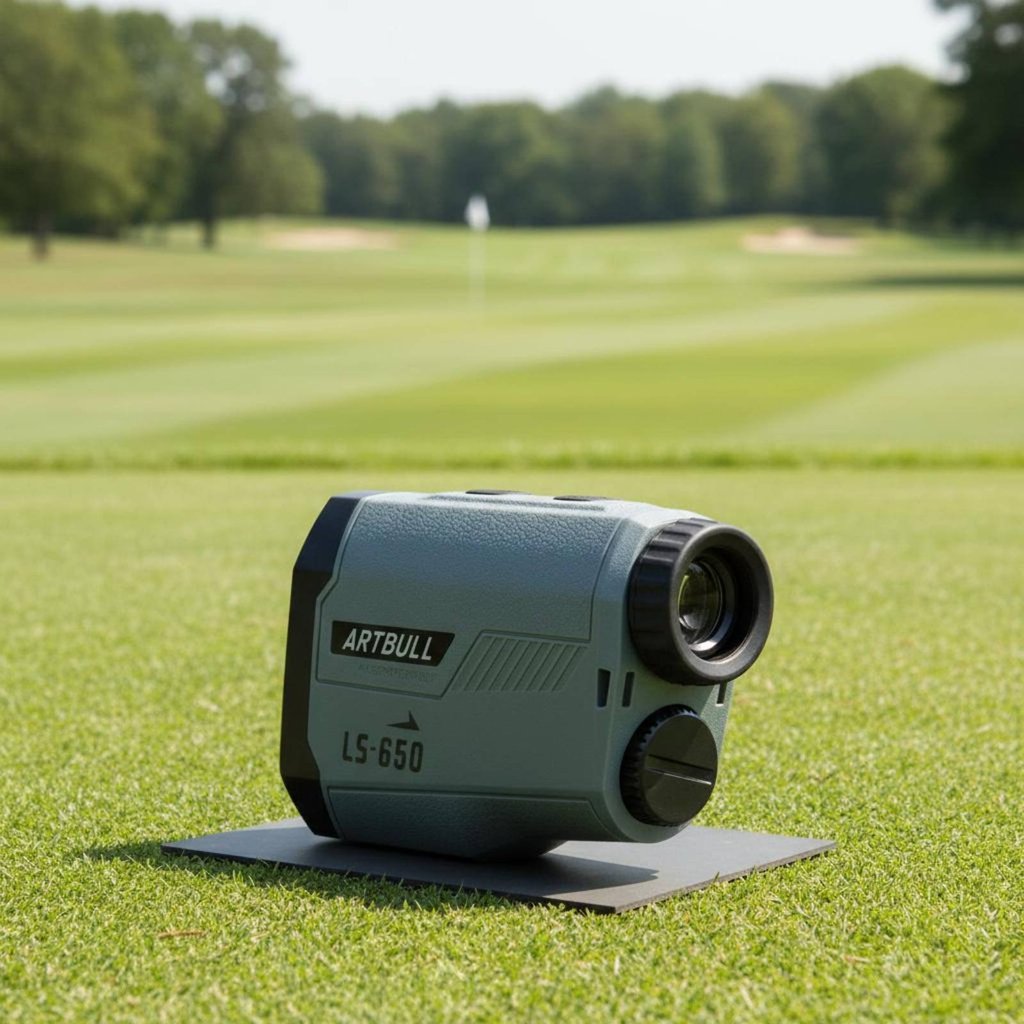 6X กําลังขยาย Golf Monocular Rangefinder Flag Lock Golf Rangefinder โหมดลาดสําหรับนักกอล์ฟ