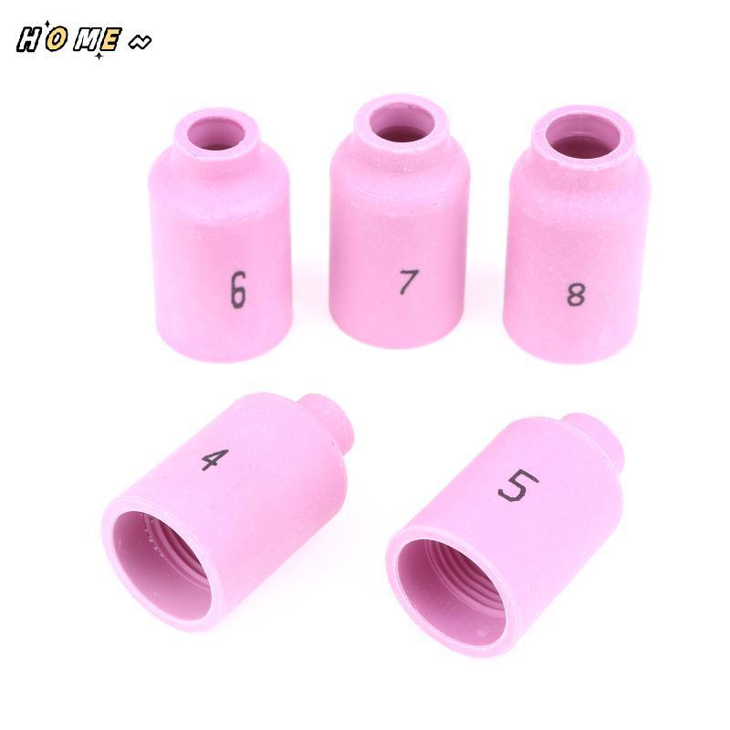 NewHOME 42 มม.54N14 54N15 54N16 54N17 54N18 Alumina เซรามิคหัวฉีดสําหรับ TIG WP17 18 26 เชื่อมไฟฉายอ