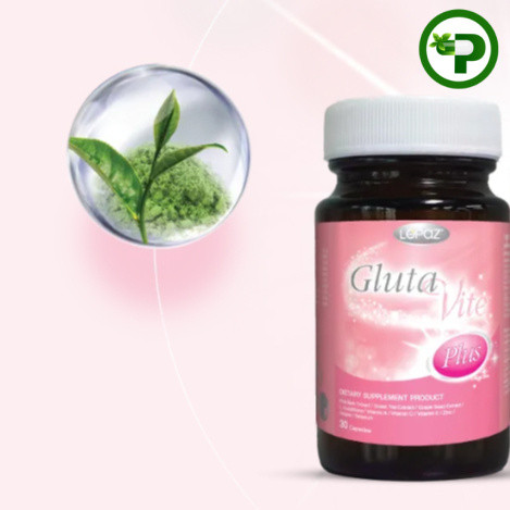 GLUTA VITE PLUS 30cap Lepaz กลูต้า ไวท์ พลัส เลอปาซ 30 แคปซูล