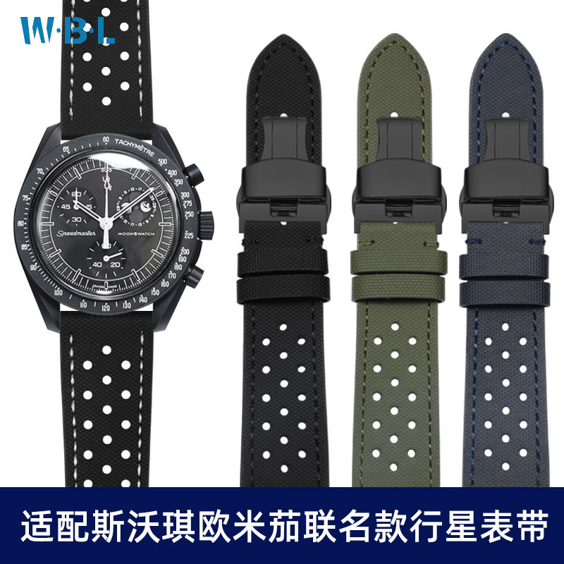 GR6Z [จัดส่งจากประเทศไทย] เหมาะสําหรับ Swatch Swatch Omega Co-Branded Planet Speedmaster Snoopy Moon