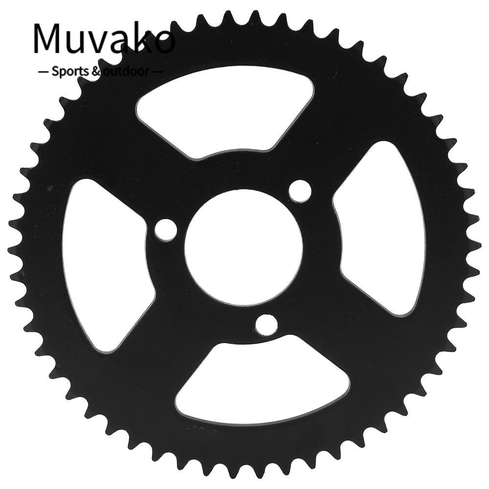 MUVAKO สเตอร์หลัง, 35 มม.เส้นผ่านศูนย์กลางภายในสําหรับ T8F โซ่เฟืองโซ่, ทนทาน T8F 54T เหล็กสีดําเกีย
