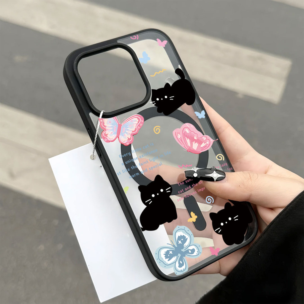 372.เคส ชาร์จได้ แม่เหล็ก  เช่น ใช้สำหรับiPhone 17 17Pro 17Promax 17E 16E 16 16Promax 15 14 13 Promax 12 11 Pro max