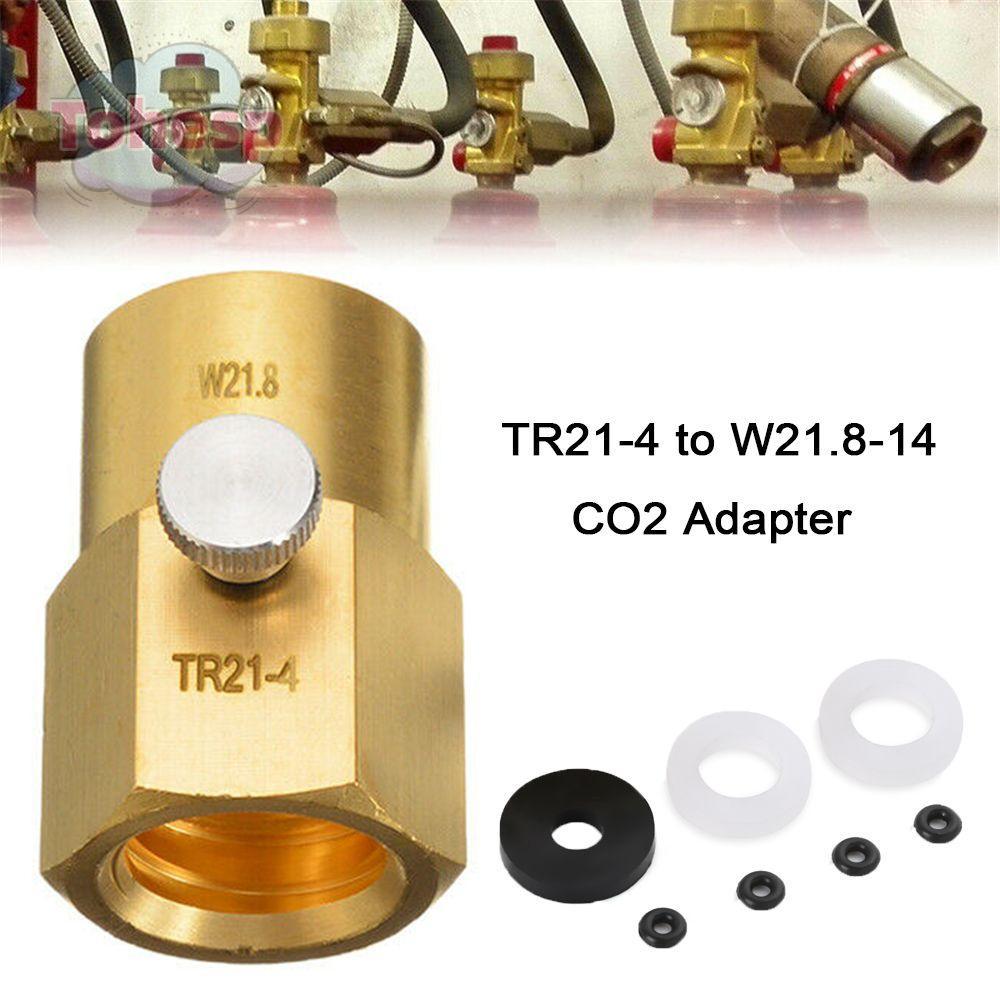 TOHESP CO2 อะแดปเตอร์ Connector Kit Regulator บรรจุ Keg กระบอกเติม Adaptor สําหรับ Sodastream