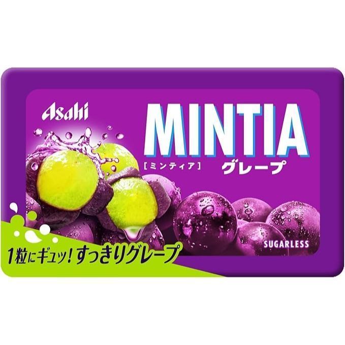 Asahi Group Foods Mintia Grape 50 tablets Direct from JAPAN Popular taste