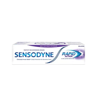 Sensodyne เซ็นโซดายน์ ยาสีฟัน แรพพิด แอคชั่น 100 กรัม