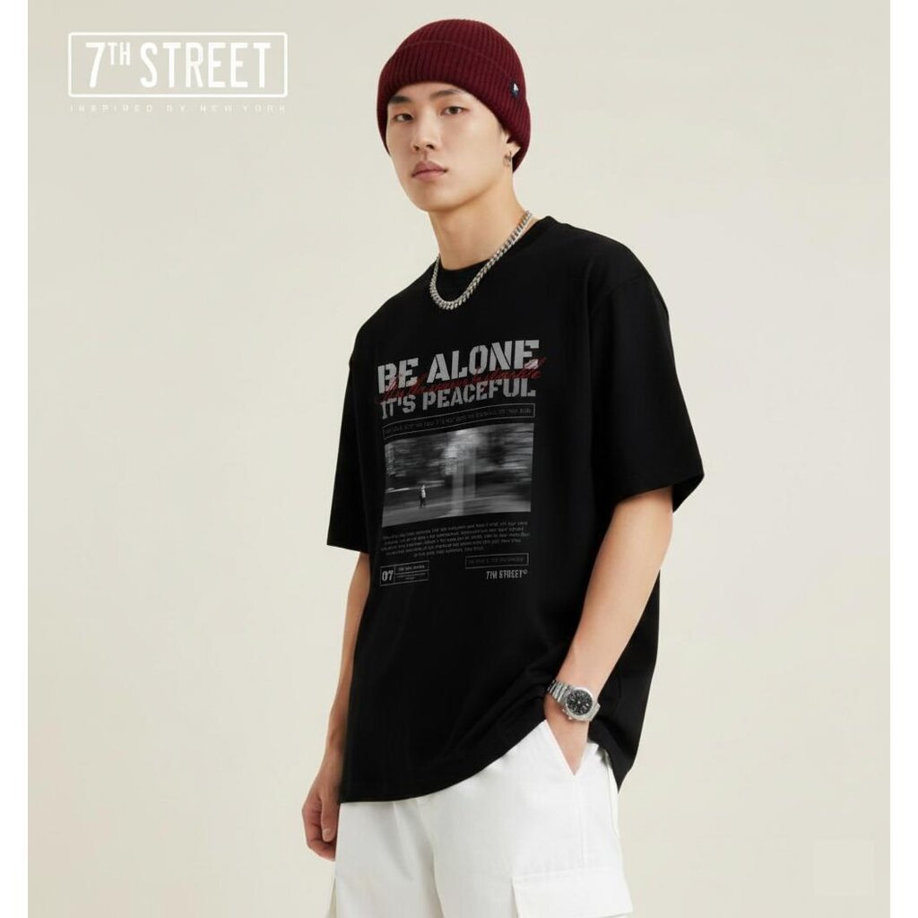 7ᵗʰ Street Oversize90s Cotton100% Com(No.20) ทรงคอฟิต ผ้านุ่ม เบา ใส่สบายที่สามารถสวมใส่ได้ทุกวัน รุ