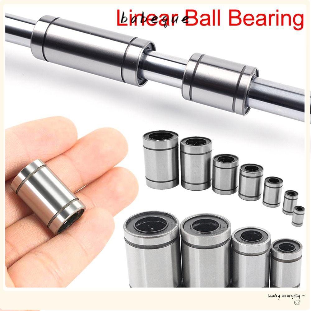 BABEQUE บูชเหล็กทนทานก้านเพลา CNC Part LM3UU LM4UU LM5UU LM6UU