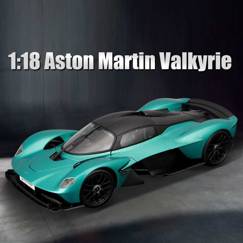 1: 18 Aston Martin Valkyrie รถจําลองรุ่นรถของเล่นเครื่องประดับคอลเลกชัน