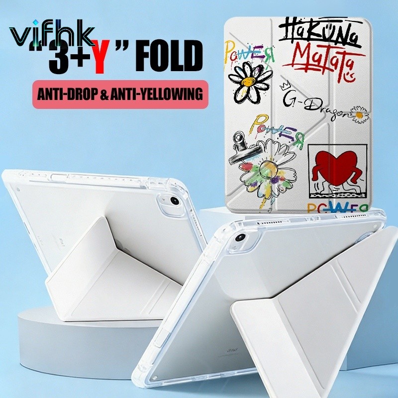 TRI Trifold + Y-Type G-D PEACEMINUSONE Elements Design, เคส Samsung คุณภาพดีที่สุด, ใช้ได้กับ A9+ 11