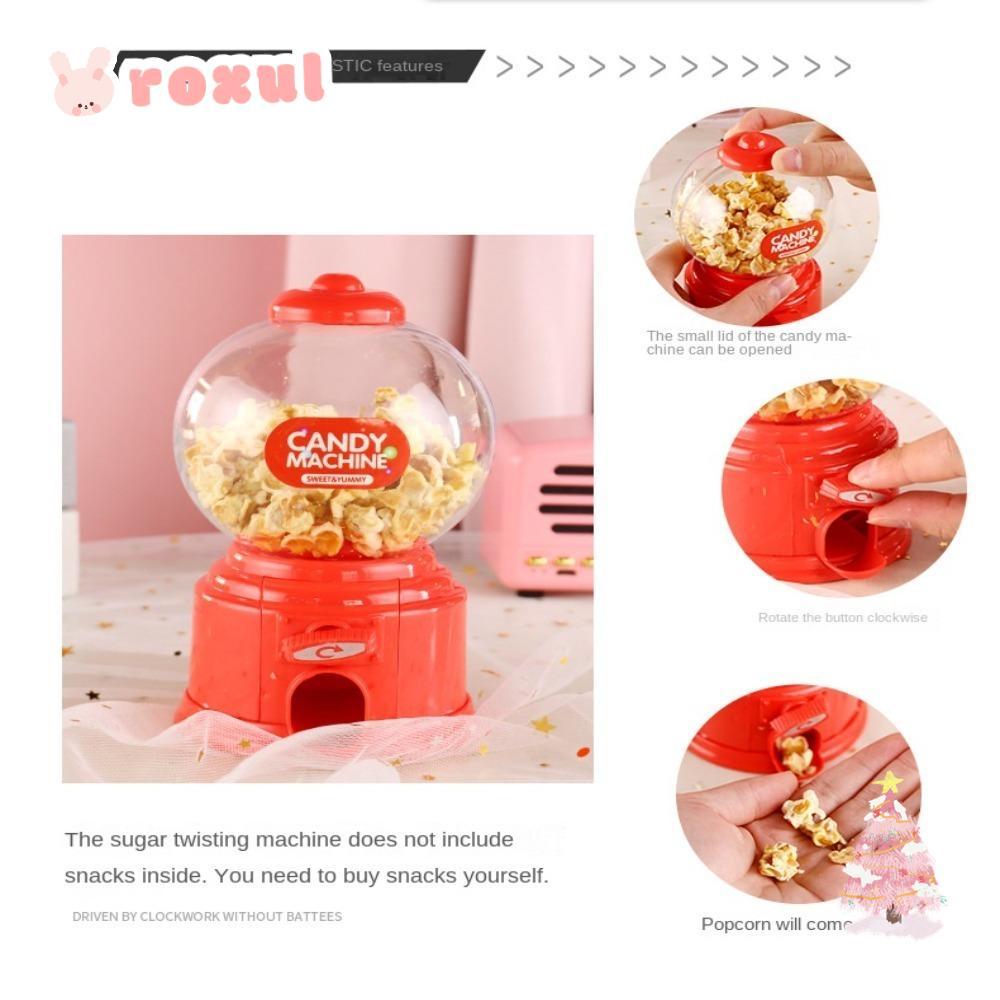 ลูกอม ROXUL|ตู้จ่ายพลาสติก 8 สี, กล่องฝากของธนาคารขนมแบบพกพา เด็ก