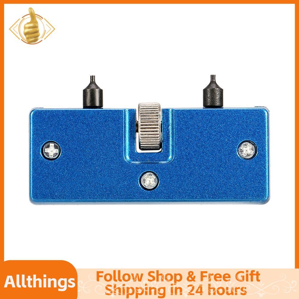 Allthingss Allthingss นาฬิกาโลหะ เครื่องมือถอดเคส Universal ที่เปิดด้านหลังเป็นรูปสี่เหลี่ยมผืนผ้าพร้อมที่จับกันลื่นสำหรับการซ่อมแซม เปลี่ยนแบตเตอรี่ การบำรุงรักษาเครื่องประดับ DIY