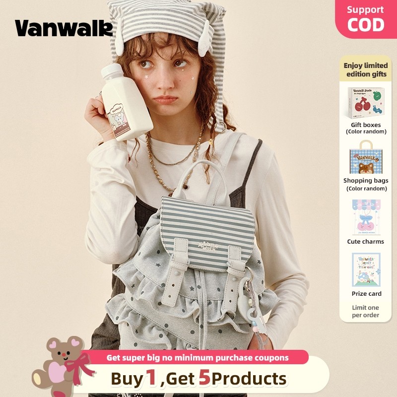 AD6 vanwalk Pinecone Tribe Collection Fashion Design Casual Mini Backpack v2987