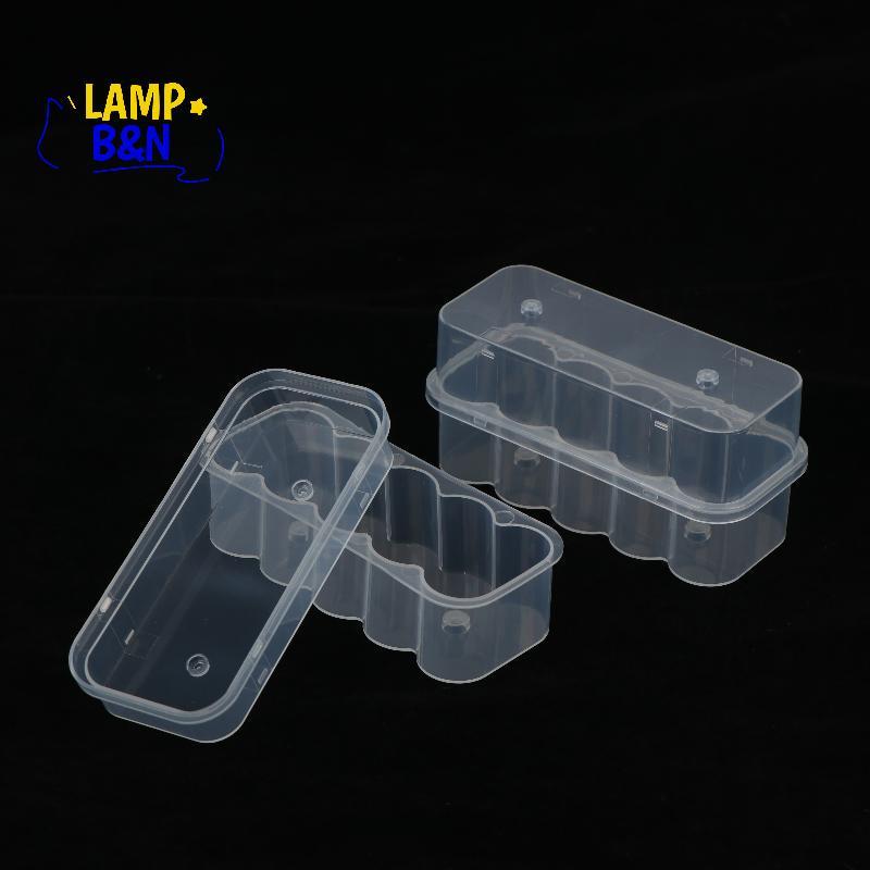 [B&N] 3/5/7/10mL 10-Slot Vial Storage Case Plastic Clear Microtube Storage Box Staable Freezer Tube 