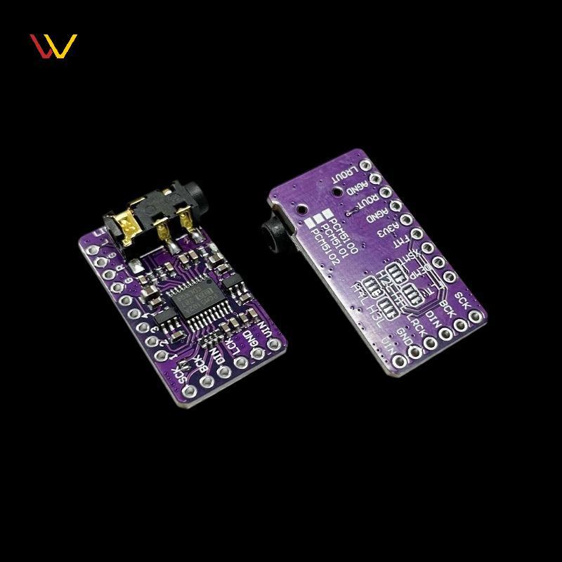 [Wjt] PCM5102A อินเทอร์เฟซ I2S DAC ถอดรหัส GY-PCM5102 I2S Player โมดูลสําหรับ Raspberry Pi PAHAT For