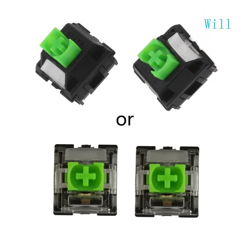 Will Green SMD Switches 3 Pin สําหรับคีย์บอร์ดเชิงกล BlackWidow Lite