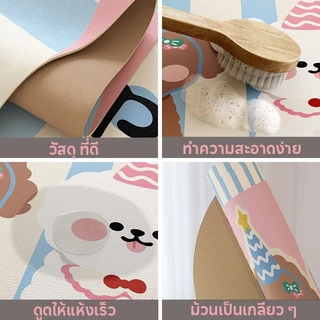 แผ่นรองจาน แผ่นรองจาน ดูดซับน้ำ ที่รองแก้ว 30×40cm ครัว กันลื่น ความชื้น แบบแห้งเร็ว ทำความสะอาดง่าย