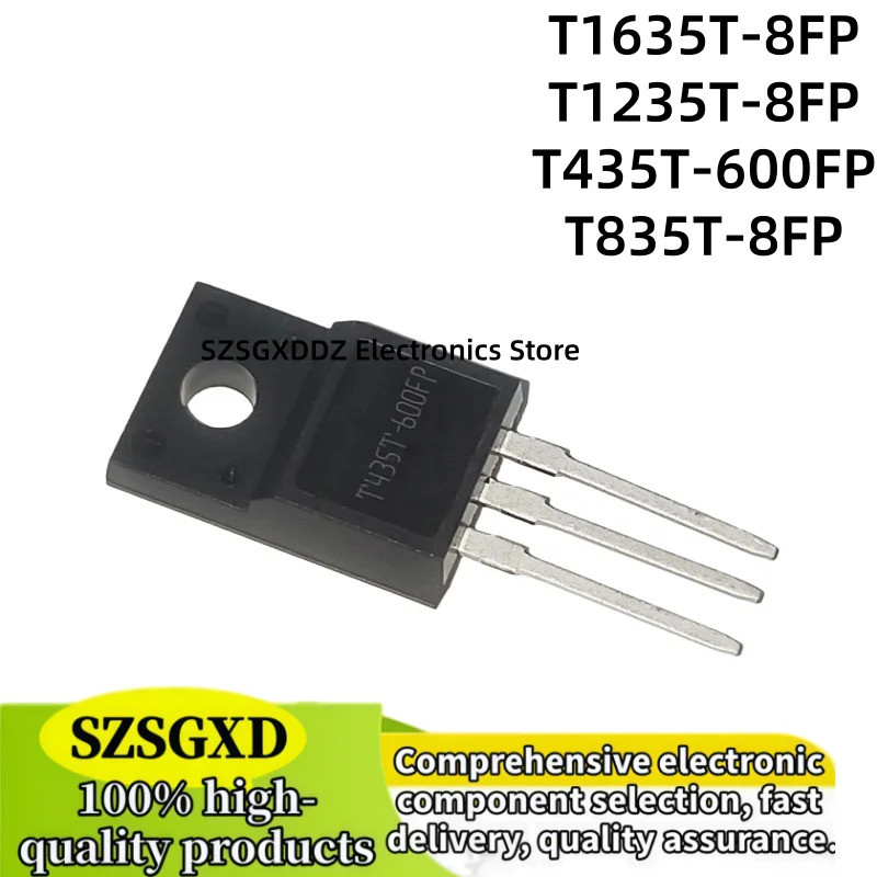 5PCS T835T-8FP T435T-600FP T1635T-8FP T1235T-8FP TO-220F Field Effect ทรานซิสเตอร์