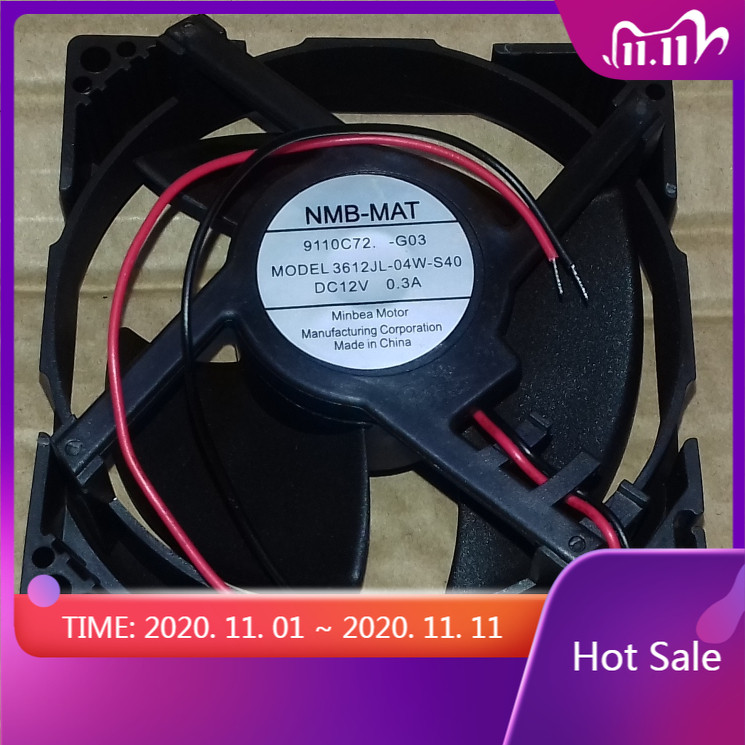 NMB-MAT รุ่น 3612JL-04W-S40 12V 0.3A / 3612JL-04W-S49 12V 0.3A