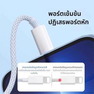 PINE สายชาร์จ USB to Type C 6A 100W สายชาร์จเร็ว ชิปอัจฉริยะ วัสดุที่ทออย่างทนทาน
