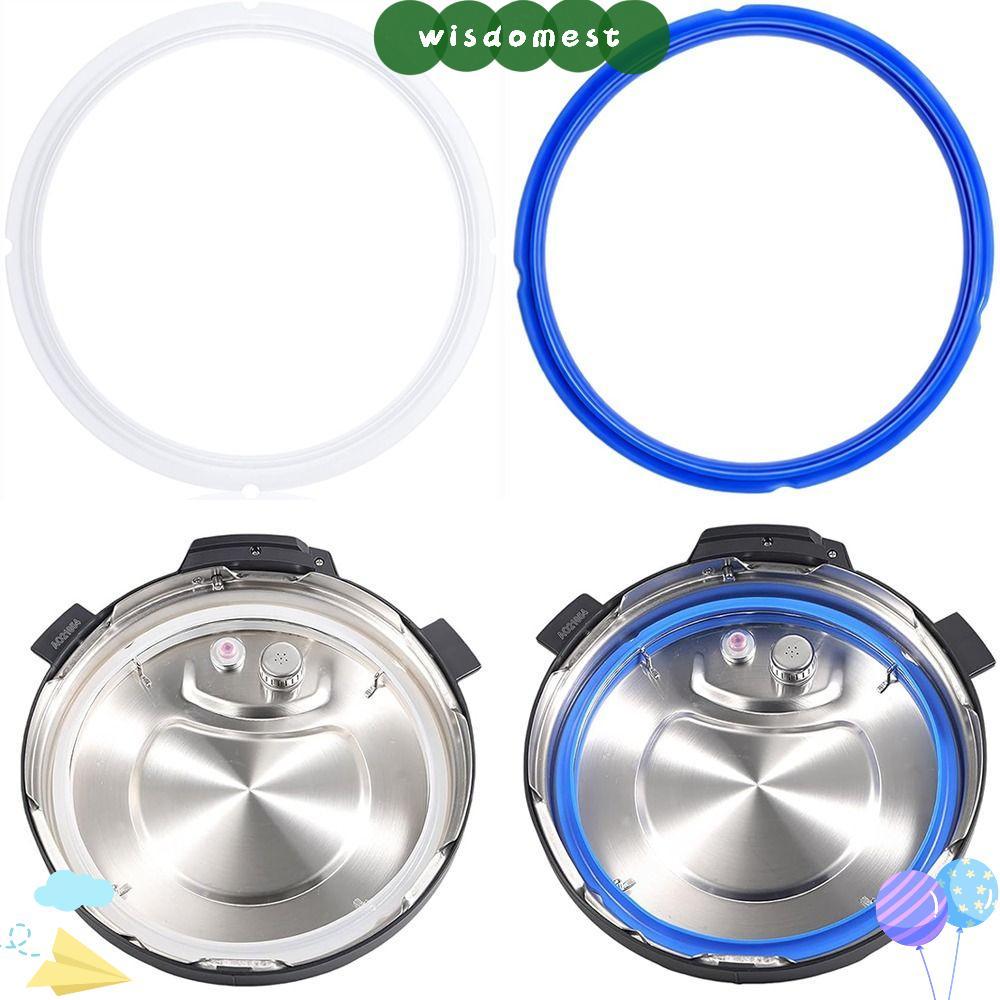 แหวนซิลิโคนหม้อหุงข้าว WISDOMEST, 3/4//6/8 Quarts ทนต่ออุณหภูมิสูงแหวนปิดผนึกหม้อความดัน, หมวกปลอดสา
