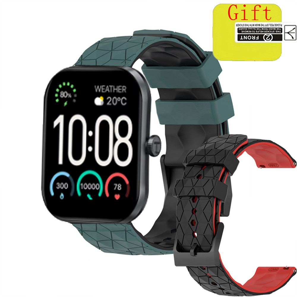 Haylou S6 สายนาฬิกาอัจฉริยะ สายรัดข้อมือซิลิโคนสําหรับ Haylou S6 smart watch เปลี่ยนสายรัดข้อมืออุปกรณ์เสริม
