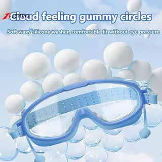 FSTH แว่นตาว่ายน้ํากรอบใหญ่สําหรับผู้ใหญ่เด็กคุณภาพสูง Antifog แว่นตาว่ายน้ํากันน้ํา HD แว่นตาว่ายน้ําอุปกรณ์น้ํา HH