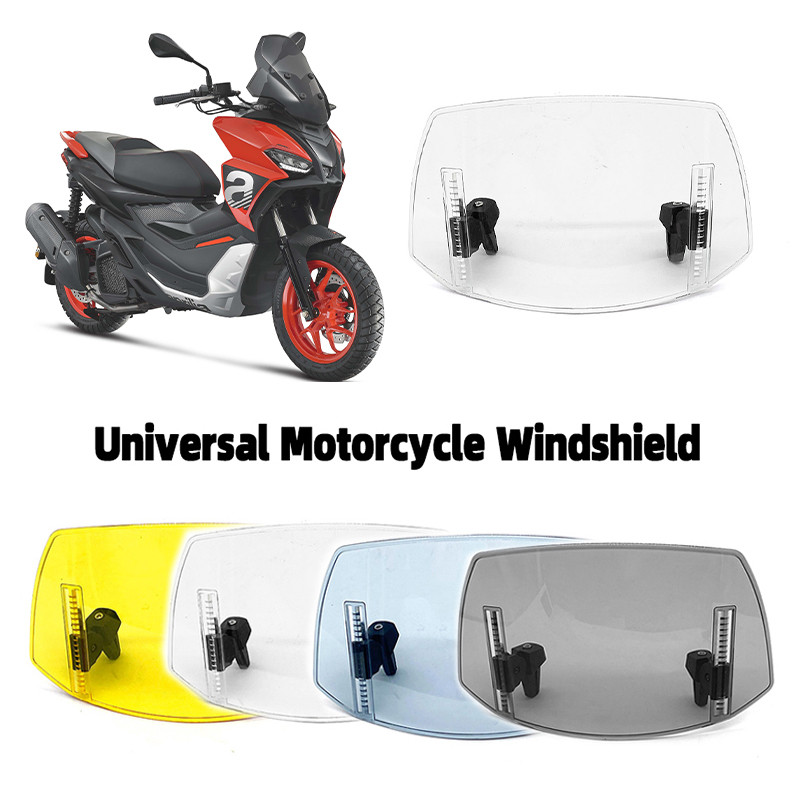 YY For Aprilia SRGT200 SRGT 125 SR GT SPORT 200 Extension Universal Motorcycle Windshield Windscreen