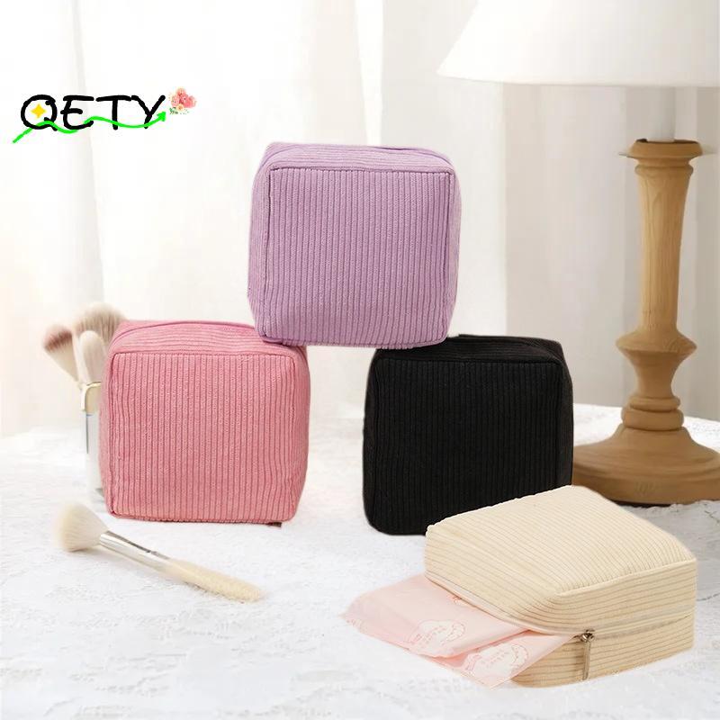 [qetyellow] Toiletry Bag ผ้าอนามัย Pad Pouch Pad Pouch Cute Cosmetic Storage Pouch Cable Case TH