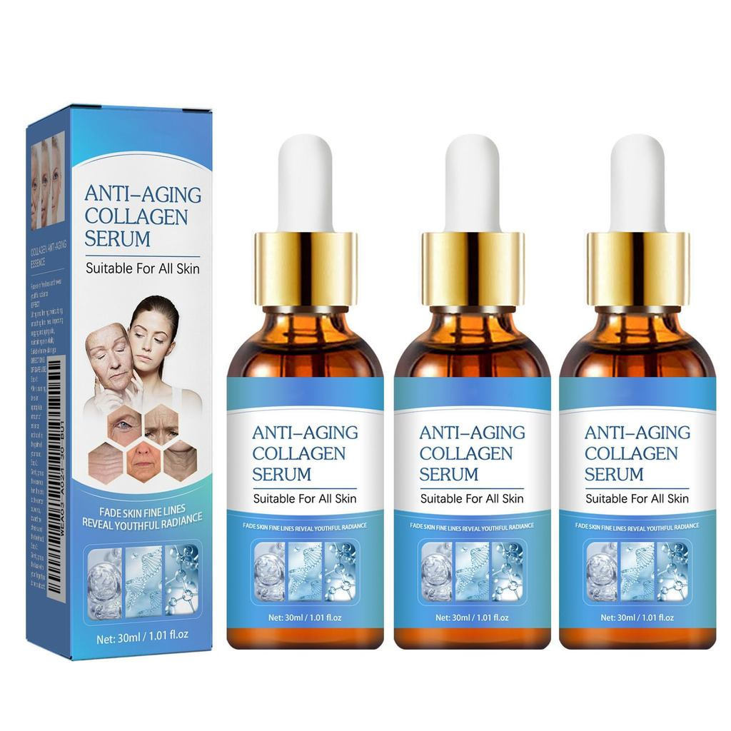 3 ชิ้น Face Serum: Stock Solution Facial Serum - ในขวด, Instant Face Lift & Anti Aging Serum สําหรับ