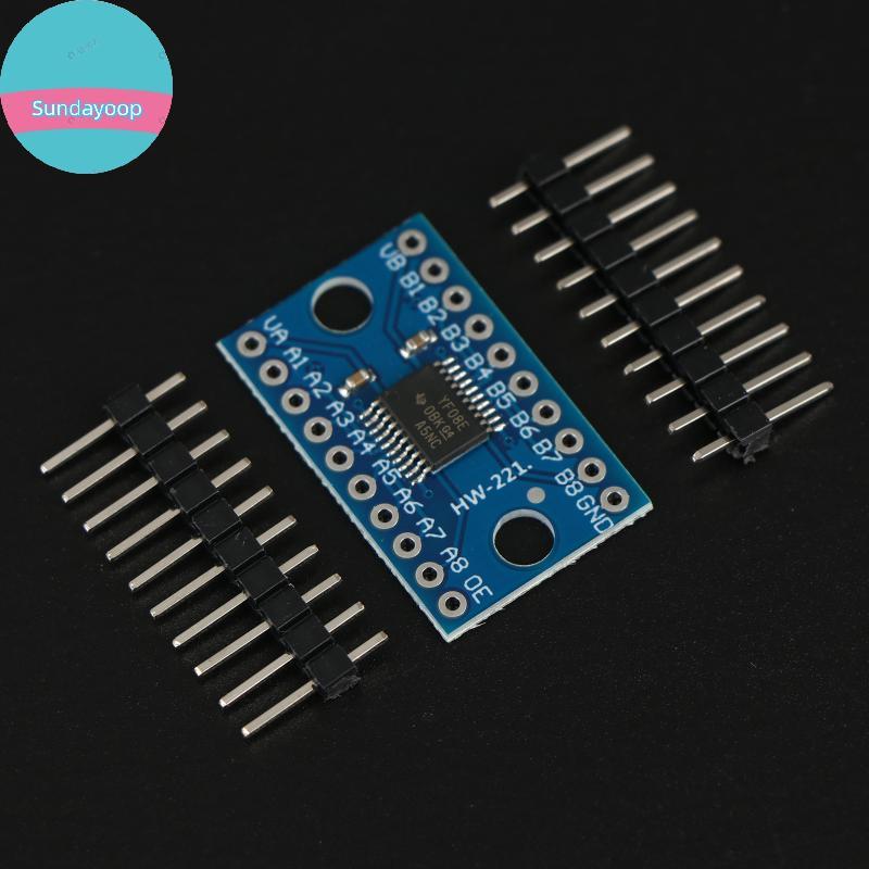 Sund 8 Channel Logic Level Converter Bidirectional Interconverter โมดูลปลอดภัยแรงดันไฟฟ้า Shifter สํ