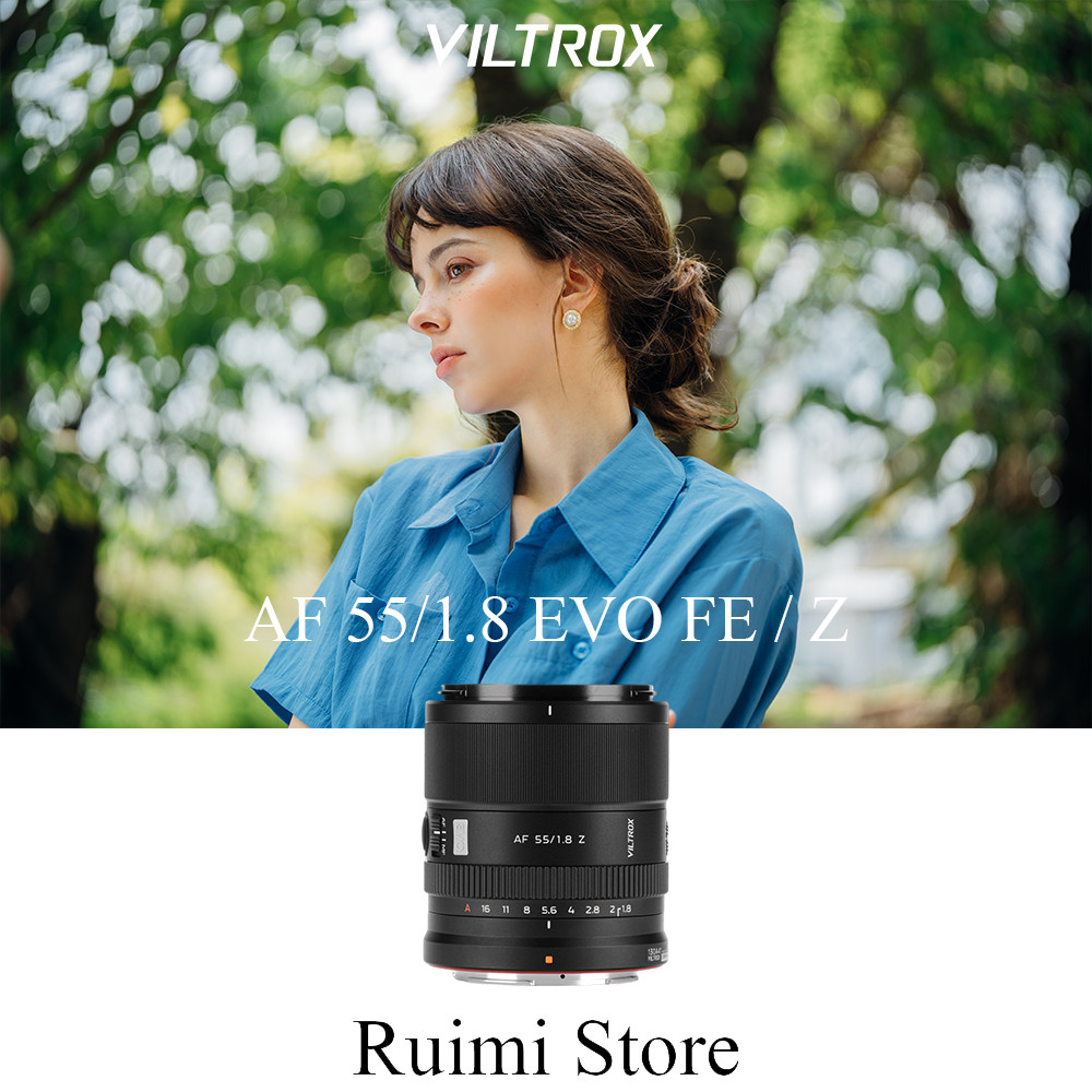 Viltrox 55mm F1.8 EVO Full Frame Auto Focus รูรับแสงขนาดใหญ่เลนส์ Humanistic สําหรับ Sony FE / Nik Z Mount กล้อง Mirrorless