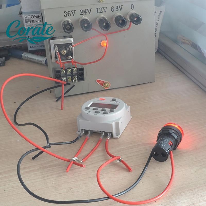 [Crate] 1 PC 12V 24V 110V 220V CN101A Digital LCD Power Timer Programmable Time Switch Relay CN101 T