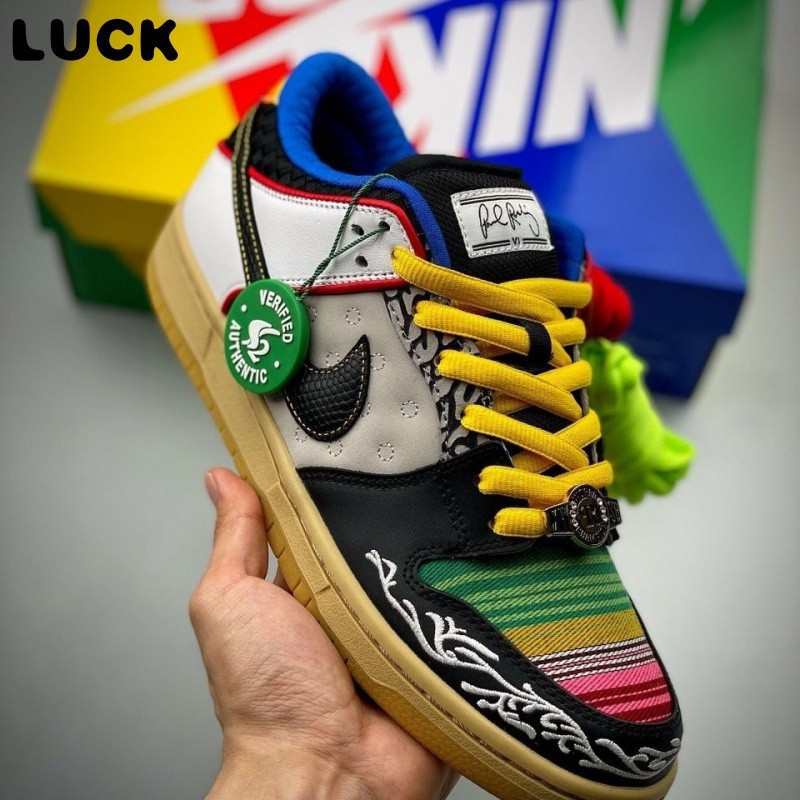 204df SB Du Low "what the Paul" รองเท้าผ้าใบสเก็ตบอร์ดลําลองรองเท้าผ้าใบผู้ชายฮิปฮอป ZG9R
