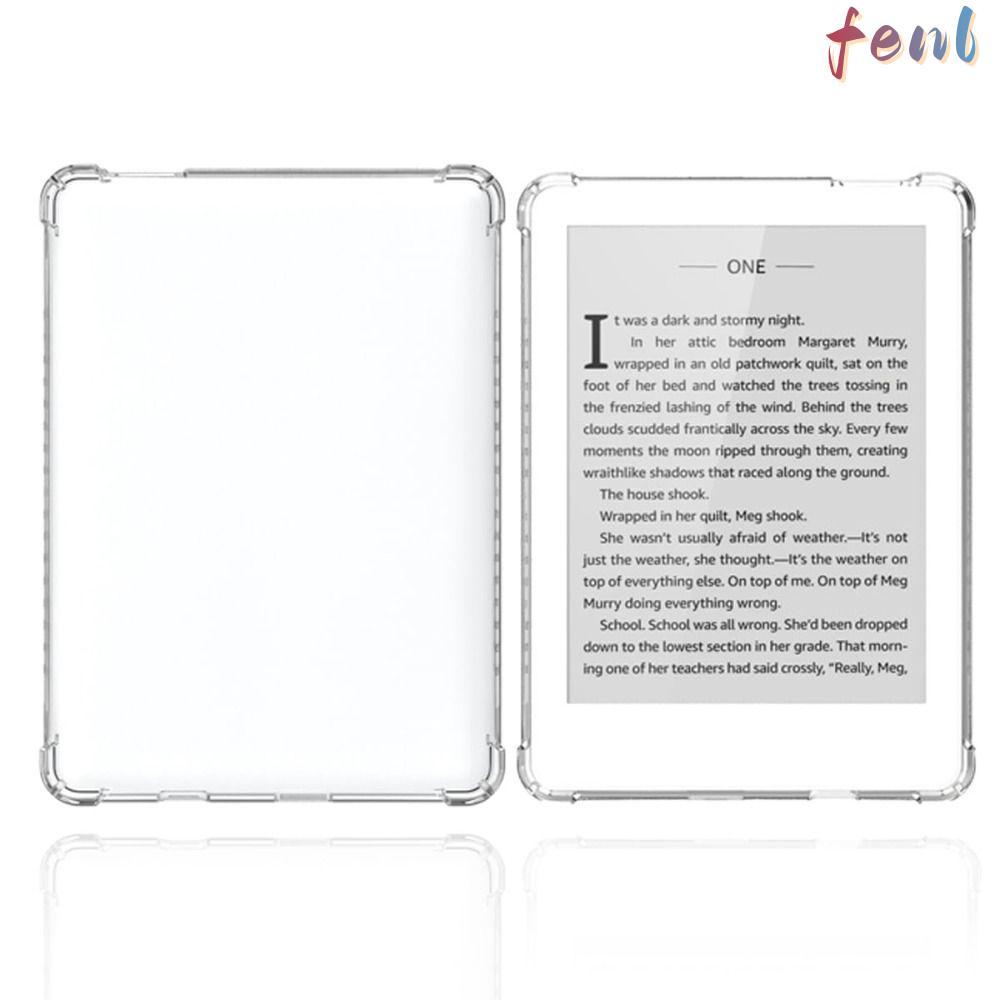 FENL 6 นิ้ว E-Reader, ฝาครอบป้องกันป้องกันการตกกันกระแทก, เคสด้านหลัง TPU โปร่งใสทนต่อการสึกหรอสําหร